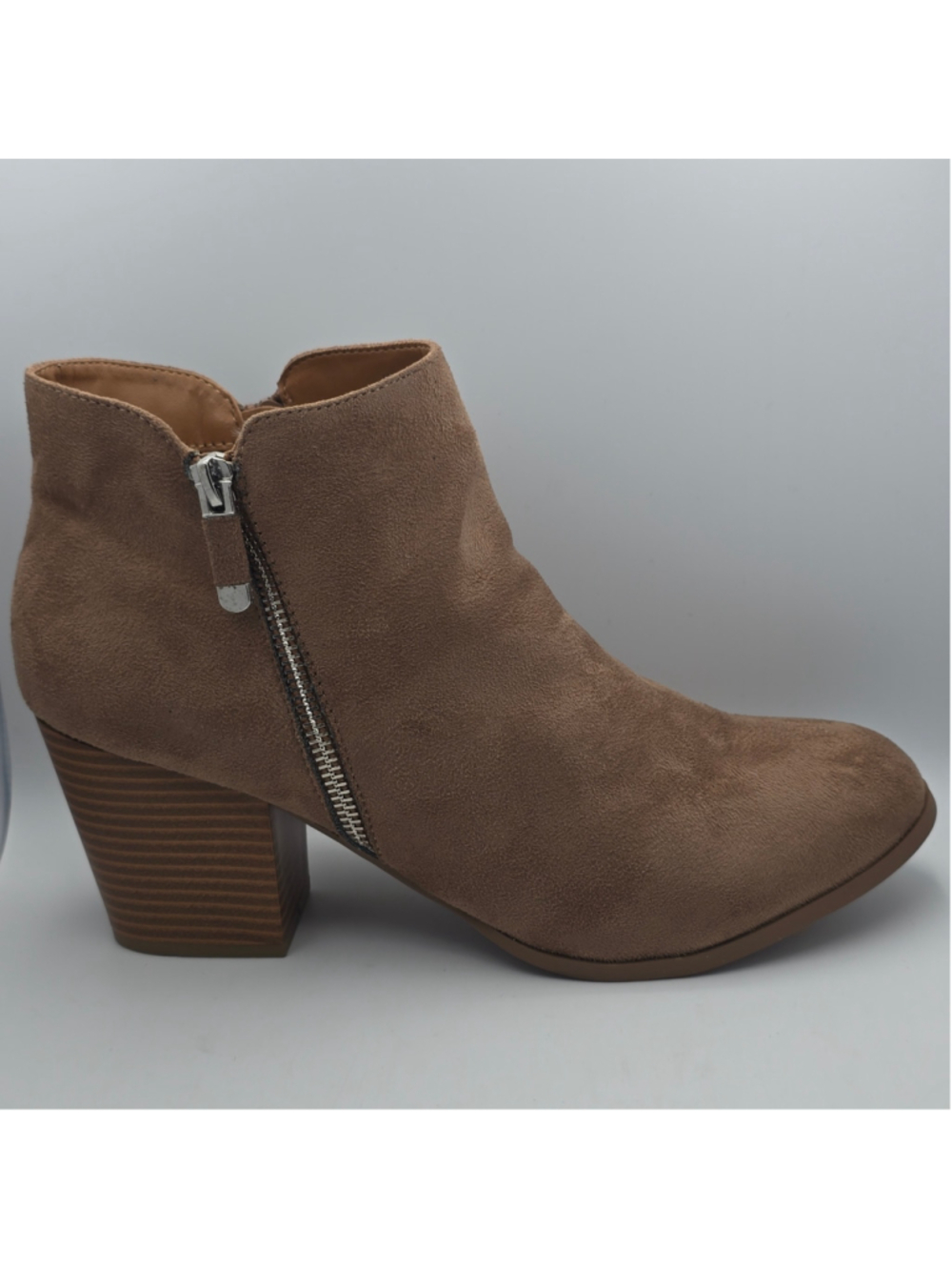 Style & Co Women's Brown Rust Masrinaa Ankle Booties, Shoe Size 9.5